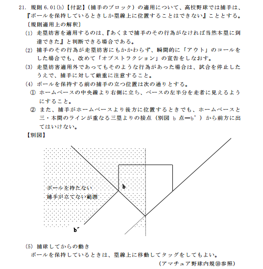 コリジョンルールは高校野球でも適用あり 選抜甲子園で初事例 コリジョンルールを解説します